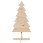 vidaXL Brad de Crăciun din lemn decorativ, 120 cm, lemn de pin masiv vidaXL Brad de Crăciun din lemn decorativ, 120 cm, lemn de pin masiv