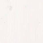 vidaXL Brad de Crăciun decorativ, alb, 120 cm, lemn de pin masiv vidaXL Brad de Crăciun decorativ, alb, 120 cm, lemn de pin masiv