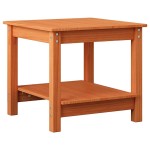 vidaXL Masă de cafea Maro ceruit 50 x 50 x 45 cm Lemn masiv de pin