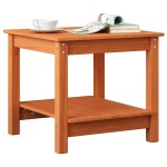 vidaXL Masă de cafea Maro ceruit 50 x 50 x 45 cm Lemn masiv de pin