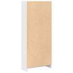 vidaXL Bibliotecă, alb extralucios, 60x24x143 cm, lemn prelucrat vidaXL Bibliotecă, alb extralucios, 60x24x143 cm, lemn prelucrat