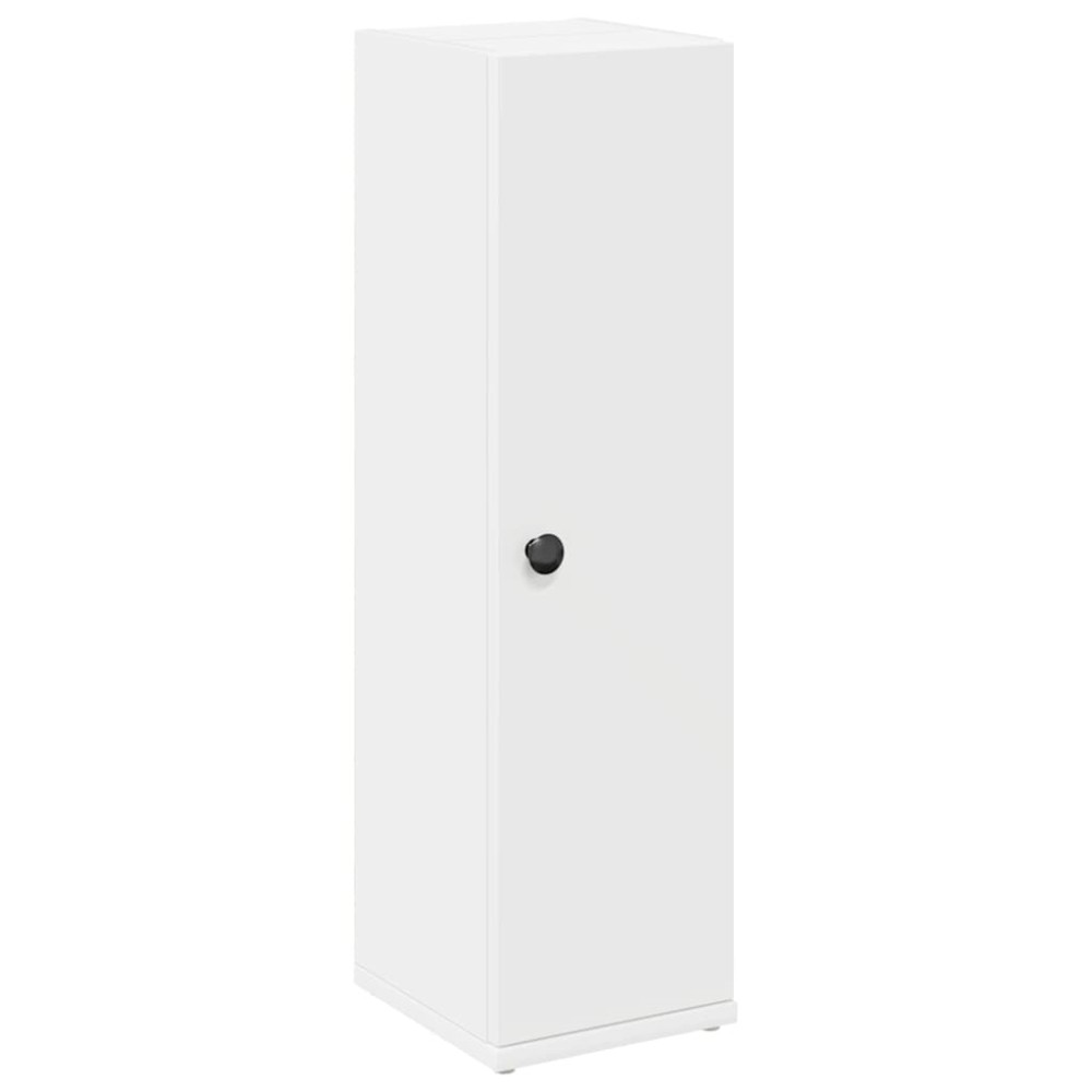 vidaXL Dulap de baie cu suport role, alb, 20,5x22x72 cm