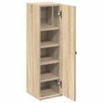vidaXL Dulap de baie cu suport role, stejar sonoma, 20,5x22x72 cm