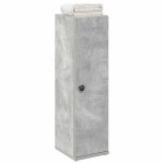 vidaXL Dulap de baie cu suport role, gri beton, 20,5x22x72 cm vidaXL Dulap de baie cu suport role, gri beton, 20,5x22x72 cm