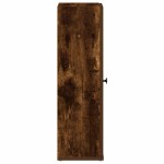 vidaXL Dulap de baie cu suport role, stejar fumuriu, 20,5x22x72 cm