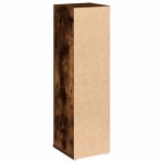 vidaXL Dulap de baie cu suport role, stejar fumuriu, 20,5x22x72 cm