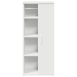 vidaXL Dulap de baie cu suport role, alb, 39x22x90 cm vidaXL Dulap de baie cu suport role, alb, 39x22x90 cm
