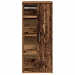 vidaXL Dulap de baie cu suport role, lemn vechi, 39x22x90 cm vidaXL Dulap de baie cu suport role, lemn vechi, 39x22x90 cm