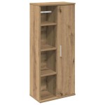 vidaXL Dulap de baie cu suport role, stejar artizanal, 39x22x90 cm vidaXL Dulap de baie cu suport role, stejar artizanal, 39x22x90 cm
