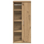 vidaXL Dulap de baie cu suport role, stejar artizanal, 39x22x90 cm vidaXL Dulap de baie cu suport role, stejar artizanal, 39x22x90 cm