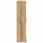 vidaXL Dulap de baie cu suport role, stejar artizanal, 39x22x90 cm vidaXL Dulap de baie cu suport role, stejar artizanal, 39x22x90 cm