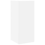 vidaXL Mese laterale 2 buc cu raft alb 25,5x27x60 cm