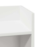 vidaXL Masă laterală cu poliță negru 25,5x27x60 cm vidaXL Masă laterală cu poliță negru 25,5x27x60 cm