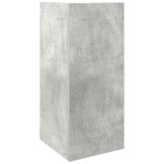 vidaXL Masă laterală cu poliță gri beton 25,5x27x60 cm