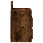 vidaXL Noptieră cu 2 sertare, stejar afumat, 40x33x60 cm vidaXL Noptieră cu 2 sertare, stejar afumat, 40x33x60 cm