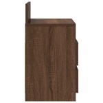 vidaXL Noptiere 2 buc cu 2 sertare Stejar maro 40x33x60 cm