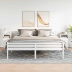vidaXL Noptiera cu 2 sertare alb 36x36x68 cm vidaXL Noptiera cu 2 sertare alb 36x36x68 cm