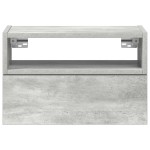 vidaXL Noptieră de perete, gri beton, 45x26x28,5 cm vidaXL Noptieră de perete, gri beton, 45x26x28,5 cm