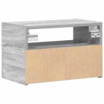 vidaXL Noptiere de perete, 2 buc., sonoma gri, 45x26x28,5 cm