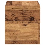 vidaXL Noptieră de perete, Lemn vechi, 45x26x28,5 cm vidaXL Noptieră de perete, Lemn vechi, 45x26x28,5 cm