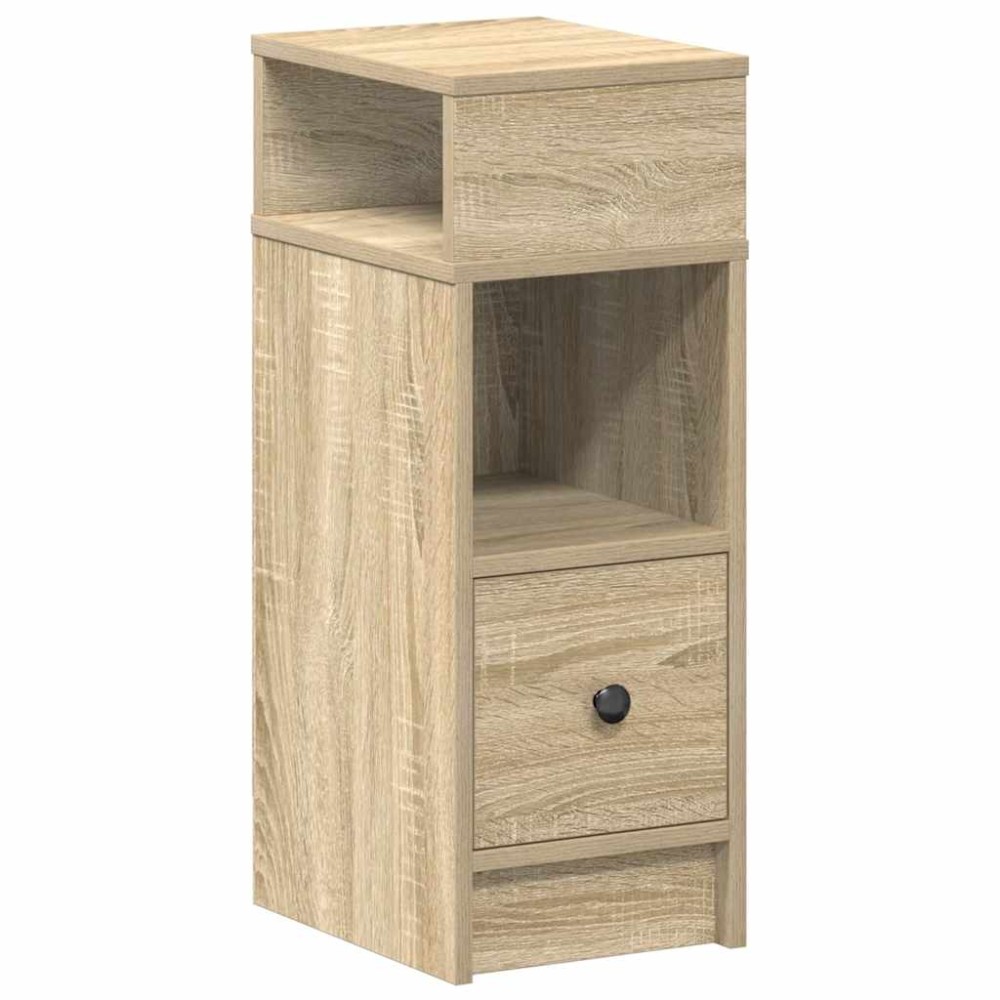 vidaXL Noptiera cu sertar Stejar Sonoma 25x31x66 cm