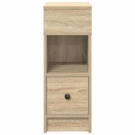 vidaXL Noptiera cu sertar Stejar Sonoma 25x31x66 cm