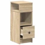 vidaXL Noptiera cu sertar Stejar Sonoma 25x31x66 cm