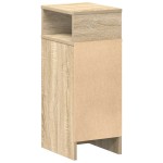 vidaXL Noptiere, 2 buc., cu sertar, Stejar Sonoma, 25x31x66 cm vidaXL Noptiere, 2 buc., cu sertar, Stejar Sonoma, 25x31x66 cm