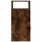 vidaXL Noptiera cu sertar stejar afumat 25x31x66 cm