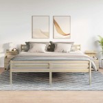 vidaXL Noptiere 2 buc. cu 2 sertare, stejar Sonoma, 40x36,5x62 cm