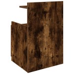 vidaXL Noptieră cu 2 sertare, stejar afumat, 40x36,5x62 cm vidaXL Noptieră cu 2 sertare, stejar afumat, 40x36,5x62 cm