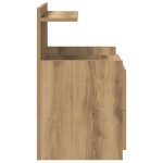 vidaXL Noptieră cu 2 sertare, stejar artizanal, 40x36,5x62 cm vidaXL Noptieră cu 2 sertare, stejar artizanal, 40x36,5x62 cm