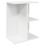 vidaXL Noptiere 2 buc Alb 46,5x29x61 cm Lemn prelucrat