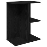vidaXL Noptiera Stejar negru 46,5x29x61 cm Lemn prelucrat