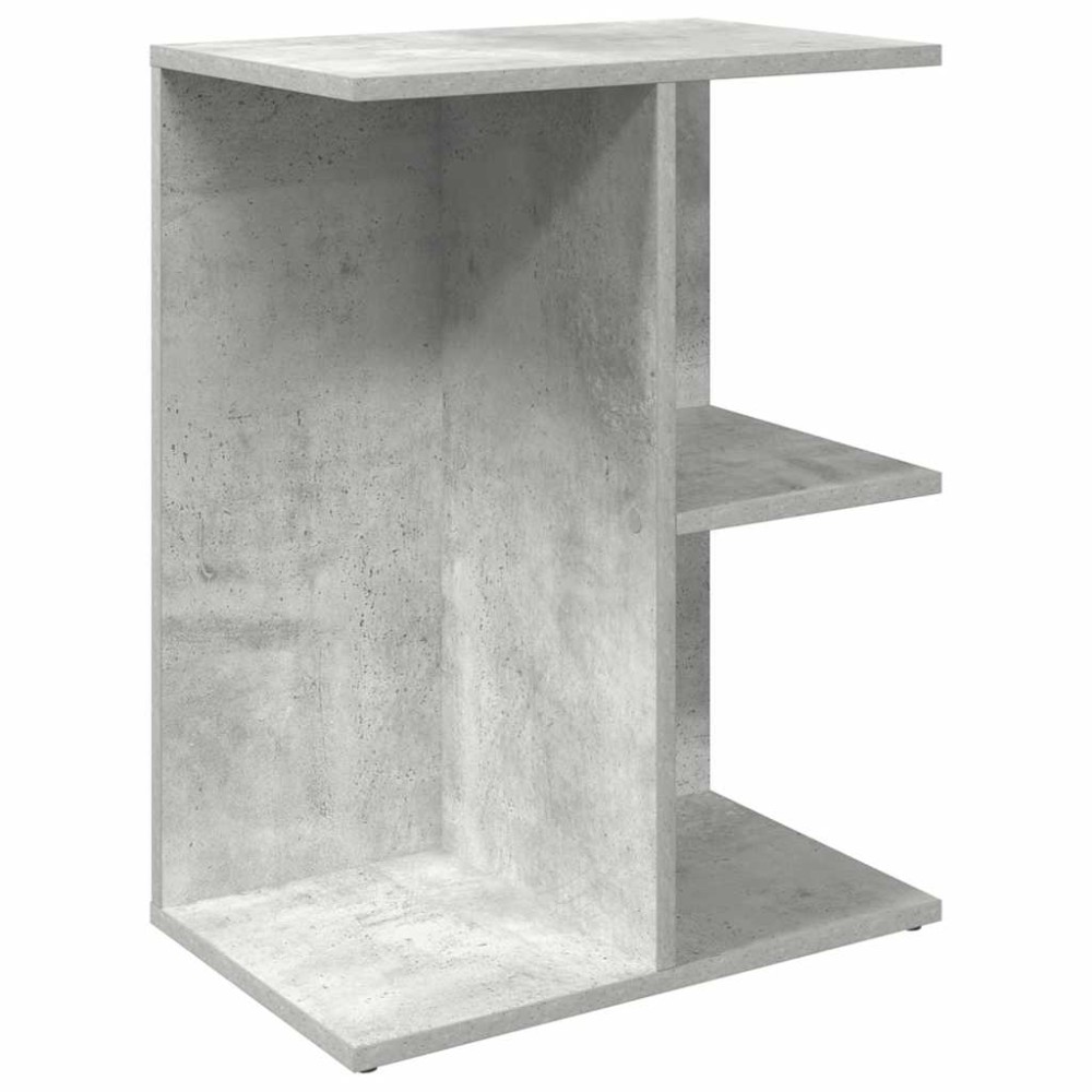 vidaXL Noptiera gri beton 46,5x29x61 cm Lemn prelucrat