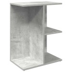 vidaXL Noptiere 2 buc Beton Gri 46,5x29x61 cm Lemn prelucrat