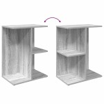 vidaXL Noptiera gri Sonoma 46,5x29x61 cm lemn prelucrat