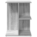 vidaXL Noptiere 2 buc Gri Sonoma 46,5x29x61 cm Lemn prelucrat