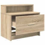 vidaXL Noptiera cu sertar Stejar Sonoma 51x31x47 cm