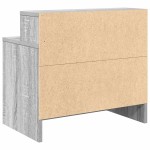 vidaXL Noptiera cu sertar Gri Sonoma 51x31x47 cm