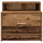 vidaXL Noptiera cu sertar lemn vechi 51x31x47 cm