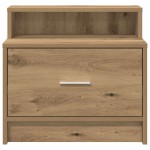vidaXL Noptiera cu sertar Stejar artizanal 51x31x47 cm