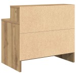 vidaXL Noptiera cu sertar Stejar artizanal 51x31x47 cm