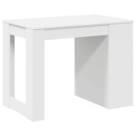 vidaXL Birou cu sertar și raft alb 102x62x77,5 cm lemn prelucrat vidaXL Birou cu sertar și raft alb 102x62x77,5 cm lemn prelucrat