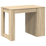 vidaXL Birou cu sertar raft Stejar Sonoma 102x62x77,5cm lemn prelucrat vidaXL Birou cu sertar raft Stejar Sonoma 102x62x77,5cm lemn prelucrat