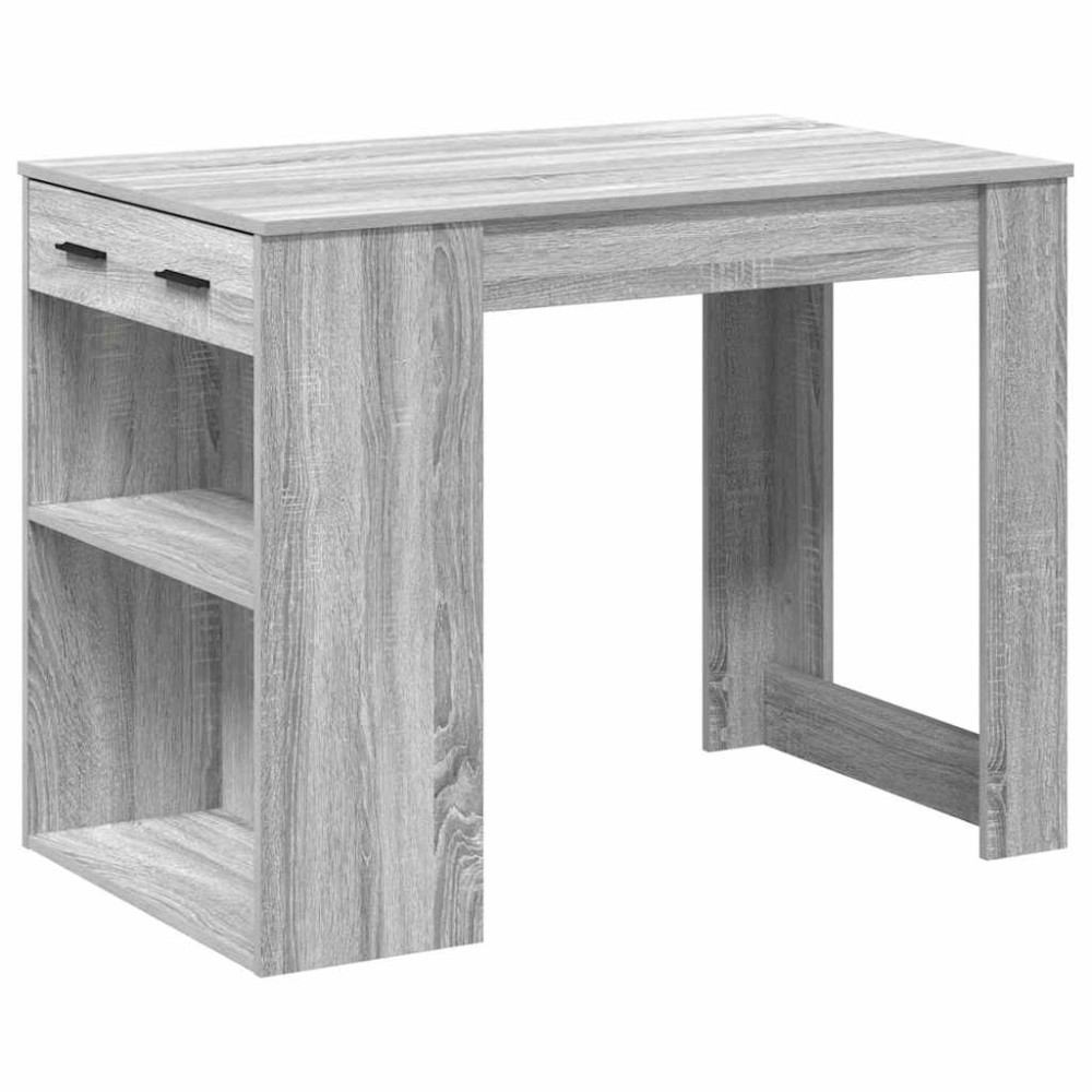 vidaXL Birou cu sertar raft ri Sonoma 102x62x77,5cm lemn prelucrat