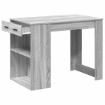 vidaXL Birou cu sertar raft ri Sonoma 102x62x77,5cm lemn prelucrat vidaXL Birou cu sertar raft ri Sonoma 102x62x77,5cm lemn prelucrat