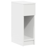 vidaXL Noptiera cu sertar alb 20x36x60 cm