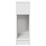vidaXL Noptiera cu sertar alb 20x36x60 cm