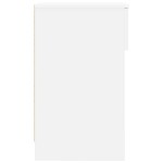 vidaXL Noptiera cu sertar alb 20x36x60 cm